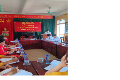 TRƯỜNG THCS TÂN KHÁNH TỔ CHỨC HỘI NGHỊ CÁN BỘ CÔNG CHỨC VIÊN CHỨC NGƯỜI LAO ĐỘNG NĂM 2025